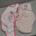 SwaddleMe Natural Position 2-in-1 Swaddle with Easy Change Zipper - Size Small/Medium, 0-3 Months, 1-Pack (Sugar Stripes )