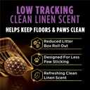 Purina Tidy Cats Performance PlusTidyFeet Scented Low Tracking Cat Litter, Clumping, Multi-CatOdor Control Kitty Litter with Clean Linen Scent - 22 lb. Box