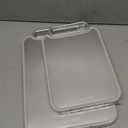 Stainless Steel Cutting Board for Kitchen, 2-in-1 Double-Sided Chopping Board, Food Grade Stainless Steel/PP (Silver, Set of 2(S+M))