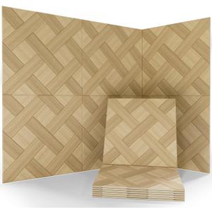 Soon Global Acoustical Wall Panels, 6-Piece 23.62 X 23.62 Inches Art Acoustic Panels, Decorative Acoustic Panels, Acoustic Wall Panels, Sound Absorbing Wall Art, Cedral Arc