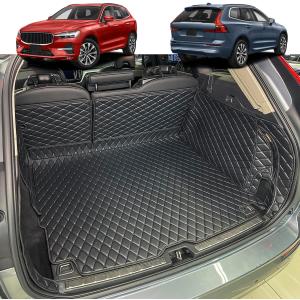 Cargo Mat Compatible with 2018-2026 Volvo XC60 Trunk Mat (and Rear Left and Right Side Panels) Cargo Liners for XC 60 All Weather Anti-Slip