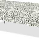 2 PCS Dollar Party Tablecloths, 87" Lx51 W Rectangular Plastic Table Covers, Birthday Party Disposable Tablecloths Party Decoration Supplies