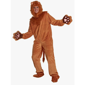 Morph Lion Costume Adult - Lion Costumes for Men - Animal Halloween Costume for Adults - Fun Dress Up Outfit Large