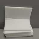 Frienda 4 Pack 1" x 18" x 18" Upholstery High Density Foam Cushion Seat Replacement Square Cut to Size Foam Couch for Patio Furniture Commercial Dinning Chair Couches Benches Padding DIY Projects