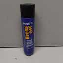 Matrix Brass Off Toning Blue Shampoo - Refreshes and Neutralizes Brassy Tones, For Color Treated Hair, Lightened Brunettes or Dark Blondes (10.1 Fl Oz (Pack of 1))