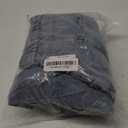 FTCayanz Women's Elastic Waist Cropped Jeans Baggy Drawstring Stretch Denim Pants with Pockets XL