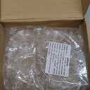 LuluEasy 200 Pieces Small Suction Cups with Hooks 1.2 inch Clear Plastic Sucker Hooks for Glass Window Wall Festivals Parties Theme Carnival Decoration Door Bathroom Kitchen