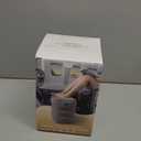 JefDiee Inflatable Foot Rest Pillow, Kids Airplane Bed, Adjustable 3 Layers Height Leg Rest Pillow, Airplane Travel Essentials Great for Office, Home, Trains, Cars (Grey)