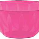 5-Qt Vibrant Pink Plastic Bowl  Premium Quality, Multipurpose, Durable & Lightweight  Ideal For Everyday Kitchen Use, Mixing, Serving & More - 1 Count