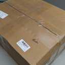 Geelin 12 Set 10.59'', 13'' Brown Wooden Lanterns for Centerpieces Include 12 Wooden Lantern 12 LED Candle 12 Eucalyptus Leaves Wreath for Wedding Baby Shower Farmhouse Table Decor