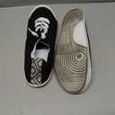 BENPAO Women's Canvas Slip On Shoes White Black Fashion Sneakers Loafers Shoes for Women (11)