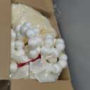 Frienda 10x10 ft Wedding Arch Draping Fabric for Backdrop Pearl Decor Photo Backdrop Curtain for Wedding Birthday Parties Baby Showers Bridal Showers Photo Shoots and Home Decorations Ivory White