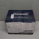 Yofidra Cordless Electric Heated Lunch Box: 6.3 Cups Self Heating Lunch Box with Battery, Timer & Temperature Control, Extra Large Portable Food Warmer for Adults, Men & Women in Office Car Outdoor (Black)