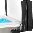 Hot Tub Cover Lifter - Heavy-Duty Spa Cover Lift Removal System, Adjustable Height & Width, Hot Tub Accessories Fits Most Hot Tubs Up to 96" Wide, Spa Lid Lifter Hydraulic Assist Removal System