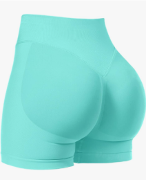 VOYJOY Women Workout Impact Shorts 2.5"/ 3.6"/ 4.5"/ 6" Scrunch Butt Lifting Gym Seamless Booty Biker Shorts Size XS