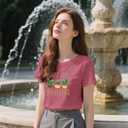 LuxLass Garden Shirts for Women Plant Lover Gardener T-Shirt What The Succulent Tee Tops Pink (Pink, XXL)