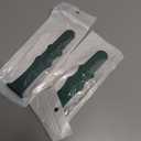 2 x Sport Band Compatible with Apple Watch Band 44mm 45mm 46mm 40mm 42mm 38mm 41mm 49mm, Soft Silicone Waterproof Replacement Strap for iWatch Watch Series 11 10 9 8 7 6 5 4 3 2 1 SE Ultra Women Men (Pine Green)