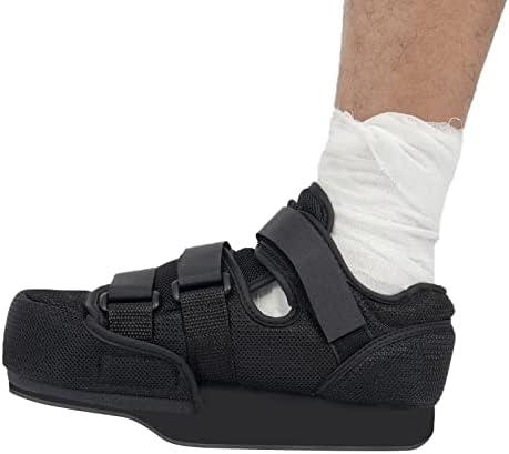 GHORTHOUD Forefoot Off-Loading Post Op Shoe Closed Toe Medical Walking Boot for Broken Toe Orthopedic Foot Brace for Post Bunion Hammertoe Surgery Brace (L)