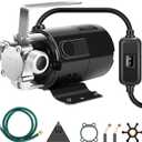 VIVOSUN 115V Water Transfer Pump, 1/10HP 330 GPH Portable Electric Utility Pump with ON/OFF Switch and Water Hose Kit, Ideal for Removing Water from Gardens, Hot Tubs, Pools, Ponds, and More