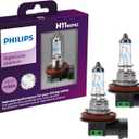 Philips Automotive Lighting H11 NightGuide Platinum Premium Upgrade Automotive Replacement Headlight Bulb for High Beam, Low Beam, and Fog Positions (Pack of 2)