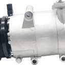 Air Conditioner Compressor Suitable For Ford Focus & C-MAX - Compatible with OEM Parts 1490495, 8603651, 36000325, 1368905, 1681901, 36001441, 3M5H-19D629-BC, 1255085