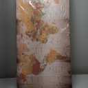 World Map Wall Art for Office Nautical Wall Decor Vintage World Map Poster Modern Framed Canvas Print Art - Map of The World Wall Art for Living Room Bedroom Home Decor New Year Gift 40" x 20"