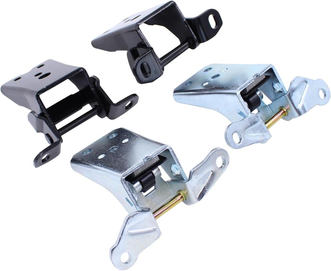ApplianPar Front Driver and Passenger Side Upper and Lower Door Hinge for Ford F150 F250 F350 Bronco 1980-1996
