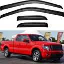 Window Visors Rain Guards for 2004-2014 Ford F150 SuperCab, Out-Channel Window Vent Wind Deflectors Visors Shades for 04-14 F-150 Extended Cab