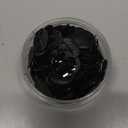 Firstmeet Shell Beads 150pcs Natural 15mm Flat Round Mussel Shell Coin Drop Charm Beads with Iridescent Back for Handcraft Jewelry Making(DIY-1023-Black-15)