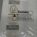 POPRUN 3 D Ring Binder 1.5 Inch, PVC-Free, Holds 375 Sheets of 8.5 x 11 Paper, Extra Durable Organizer with 2 Pockets for School & Office, Heavy-Duty, 2 Pack, White