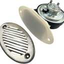 316 Stainless Steel 12V Hidden Flush Mount 5190512 Marine Boat Horn Two Hole Installation Spacing of 114.3 mm