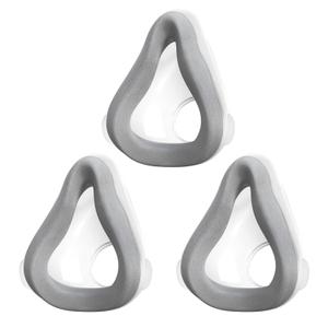 3-Pack Replacement Memory Foam Cushion Compatible with AirTouch F20 Full Face Mask, Memory Foam Interface for CPAP/BiPAP, Reduces Red Marks & Air Leaks, Size Large (L)