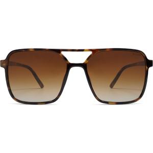 SOJOS Trendy Vintage Aviator Square Sunglasses For Womens Mens Retro 70s UV400 Women Sun Glasses SJ2327 (Leopard/Brown Grading)