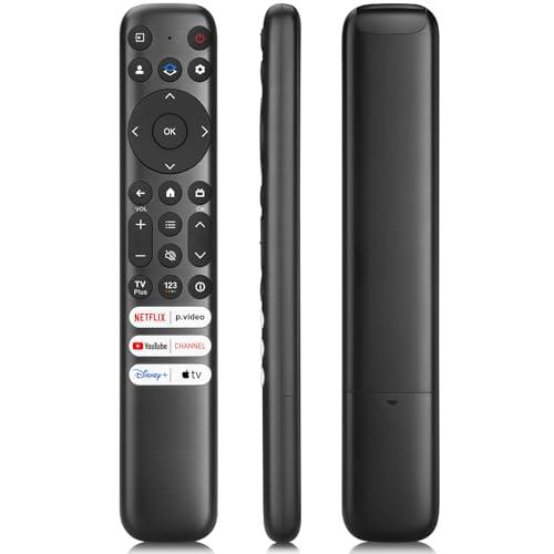 Replacement Only Compatible with TCL Google TV Remote Control,RC813 for QM8/QM7/S5/S4/S3/Q7/Q6/Q5 4K UHD HDR LED QLED QD-Mini LED Full-HD Smart TVs(Not for Fire&Roku TVs)