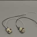 Home and Garden Parts G9 Light Base Socket 2pcs Wire Lead Lamp Holder with Socket Ring Removal Tool #CN/251024/16395