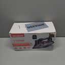 Steam Iron for Clothes with LCD Screen, 1700W Iron Non-Stick Ceramic Soleplate, Auto Shutoff, Self-Cleaning, Anti-Drip, Steam Burst, Spray Mist 10.14oz Water Tank Ironing Clothes for Home, Grey