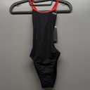 TYR Women's Durafast Elite Trinityfit Swimsuit (24, Black/Red)
