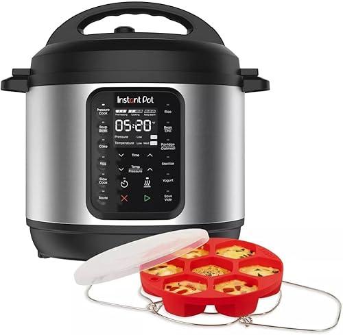 6.5 Quart Electric Pressure Cooker, 11-in-1 Multi Cooker with Rice Cooking, Slow Cooking, Sauté, Steam Functions Stainless Steel