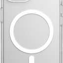 PopSockets iPhone 15 Case with Round Phone Grip Compatible with MagSafe, Phone Case for iPhone 15, Wireless Charging Compatible - Clear 15