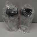 Blender Cups Fit for Ninja, Replacement Parts 24OZ Cups with Sip & Seal Lids, Blender Accessories Compatible with Nutri Ninja Auto IQ Series BL480 BL481 BL482 BL490 BL640 BL680 BL450 BL482 (2 Pack)