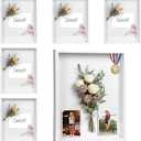 6 Pack Shadow Box Frame - 1.2" Deep Frame Display Case White 11"x14"