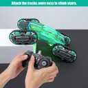 FUNiOi Cool 8WD RC Stunt Car for Kids Ages 6 7 8-12 13 14 Year Old - Remote & Gesture Hand-Controlled Toy with Lights & Music, Rotating Drift Car for Boys, 2.4Ghz