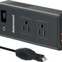 200W Car Power Inverter 12V DC to 110V/120V AC, Power Inverters for Vehicles w/ 2 AC Outlets, PD 20W USB-C/USB QC 3.0 36W, Car Charger Car Plug Adapter Car Outlet Adapter for Car Camping, Laptop,Phone
