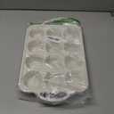 Vinino 2Pack Silicone Muffin Pan for Baking with Metal Reinforced Frame, 12 Cup Regular Size Cupcake Pan, BPA Free Silicone Muffin Tray, Cupcake Baking Pan Bite Molds for Oven Dishwasher Safe