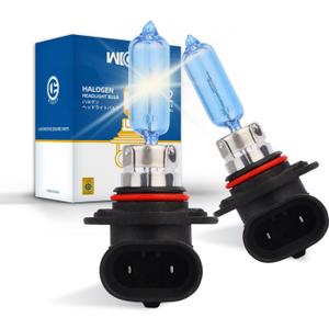 HIR2/9012 Halogen Headlight Bulbs White, Standard 55W DC 12V High and Low Beam Replacement, 5000K Lighting for Car Headlamp, 2 Pcs