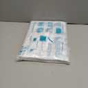 Winter Holiday Shower Curtain Christmas Theme White Sparkle Snowflakes Bathroom Curtain 72x72 Inch Polyester Fabric Waterproof with Hooks