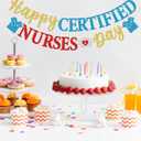 Firefairy Certified Nurses Day Banner, Certified Nurses Appreciation Party Decorations, Pre-strung
