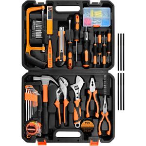 SOLUDE Tool Set,148-Piece Home Repair Tool Kit for Men Women College Students,Household Basic Hand Tool Sets with Case for Home Maintenance,Dorm Essentials and DIY Projects
