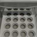 HOMQUEN Egg Holder, Clear Plastic - 2 Layer/40 Grid Egg Tray & Fresh Storage Box for Fridge