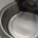 2 Pack Automatic Cat Feeder and Gravity Stainless Steel Water Dispenser, Dog Food Feeder and Waterer Set for Small Medium Puppy Kitten Pets (1 Gallon x 2, Gray)